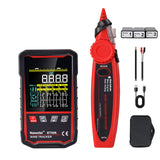 Netwerkkabeltester met 3 stuks remote netwerk, PoE-testkabel, lengtetest, multimeter, VFL, CAT5, CAT6, kabel-toner, ethernet, ethernet, video