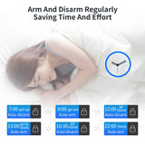 PGST Draadloos huisalarm, draadloos alarmsysteem, WIFI + GSM voor thuis en appartement, met deur/raamcontact, bewegingsmelder, werkt met Alexa en Google voor thuis