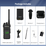 Retevis NR30D DMR Handheld Radio, Krachtige 2 Weg Radio, Waterdicht IP67, 2800mAh, Compatibel Met AES256 Voor Reddingsacties in de Buitenlucht (Zwart, 1 Stuks)