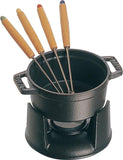 STAUB Cast Iron Mini Chocolate Fondue Set, 0,25-kwarts, zwart mat