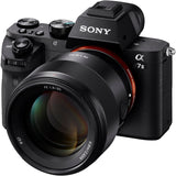 Sony E-Mount Sel-85F18 Telelens Met Vaste Brandpuntsafstand, Fe 85 M F1,8, Ed-Glas, Zwart