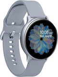 Samsung Galaxy Watch Active2, Fitnesstracker van aluminium, groot display, duurzame batterij, waterdicht, 44 mm, Bluetooth, zilver