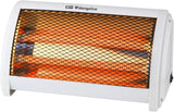 Orbegozo BP 3200 Keramische warmtestraler, 2 standen, dubbele knop, draaggreep, kantelbeveiliging, 1000 W, wit