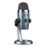 Blue Yeti Nano Premium USB-Microfoon voor Opname, Streaming, Gaming, Podcasting op PC en Mac, Condensatormicrofoon met Blue VO!CE Effecten, Cardioïde en Omni, Vertragingsvrije Monitoring - Grijs