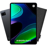 Xiaomi Tablet PAD6 8 256 GB + vilten hoes, oplader inclusief 33 W, 11 inch display, snel opladen, batterij 8840 mAh, 18 uur looptijd, zwart