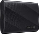 Samsung Portable SSD T9, 2TB, 2.000 MB/s lezen, 2.000 MB/s schrijven, USB 3.2 Gen.2x2, externe harde schijf voor professionele gebruikers, compatibel met Mac, PC, Android en 12K camera's, MU-PG2T0B/EU