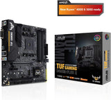 Asus TUF Gaming B450M-Plus II moederbord socket AM4 (mATX, AMD Ryzen, DDR4-geheugen, M.2, USB 3.1 Gen1+ Gen2, Aura Sync, Ai Noise Cancelling Microfoon)