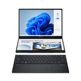 ASUS Zenbook Duo UX8406MA-PZ058X Intel Core Ultra 9 185H Hybride (2-in-1) 35,6 cm (14") Touchscreen 3K 32 GB LPDDR5x-SDRAM 2 TB SSD Wi-Fi 6E (802.11ax) Windows 11 Pro Grijs