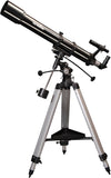 Skywatcher Evostar-90 (EQ-2) (90 mm (3,5 inch), f/900) refractor telescoop zilver