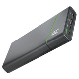 Green Cell® Powerbank GC PowerPlay Ultra 26800mAh 128W | 4-poorts Externe Accu met Snellaadfunctie QC USB, Power Delivery USB-C 65W| Compatibel met Laptop, MacBook, XPS, iPad, iPhone, Nintendo Switch