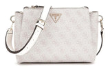 GUESS Noelle Tri Compartment Crossbody Bag Dove Logo