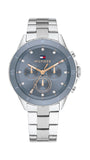 Tommy Hilfiger Collectie analoog quartzhorloge met meerdere functies en roestvrijstalen bandje voor dames, 1782708