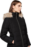 Tommy Hilfiger Heritage Down Tyra jas met bont Ww0ww43234 dames Puffer Jas