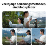 DJI Neo Fly More Combo, Mini drone met 4K UHD-camera voor volwassenen, een zelf-vliegende drone van 135 g die u volgt, opstijgen vanaf uw palm, onderwerp volgen, met RC-N3 en 3 batterijen