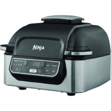 Ninja Foodi Health Grill en Air Fryer [AG301UK] 5,7 liter, geborsteld staal en zwart