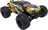 RC Offroad-truck, Auto met Afstandsbediening 35A ESC 2.4G Traploze Snelheidsverandering met Schroeven voor Meer Dan 14 voor Entertainment (Oranje)