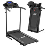 ArtSport Speedrunner 2200 Loopband, inklapbare loopband voor thuis, 12 km/u, 12 programma's, helling, 5 inch display, beugels, belastbaar tot 120 kg