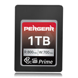 Pergear 1TB CFexpress Type A geheugenkaart, tot 800MB/s leessnelheid en 700 MB/s schrijfsnelheid voor Sony Alpha Sony FX-camera's, tot 8K RAW voor video en foto