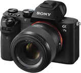 Sony SEL-50F18F standaardlens (vaste brandpuntsafstand, 50 mm, F1.8, volledig frame, geschikt voor A7, A6000, A5100, A5000 en Nex-serie, E-mount) zwart