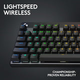 Logitech G PRO X TKL LIGHTSPEED Draadloos gamingtoetsenbord - Zwart - UK - TACTILE