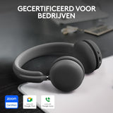 Logitech Zone Wireless 2 Premium ruisonderdrukkende headset met hybride ANC, Bluetooth, USB-C, USB-A, gecertificeerd voor Zoom, Google Meet, Google Voice, Fast Pair, grafiet