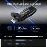 fanxiang 512 GB externe SSD draagbare SSD - Tot 1050 MB/s USB-drive SSD USB 3.2 Gen2 Externe Solid State Drive Thumb Drive SSD-stick voor pc/laptops/Windows/Mac