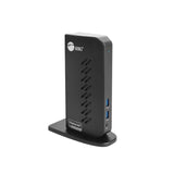 SIIG USB 3.0 & USB-C universeel laptop dockingstation, hybride dual 4K monitor DisplayPort + HDMI, 6X USB 3.0 poorten, Gigabit Ethernet, 3,5 mm headset, voor Windows en Mac (JU-DK0H11-S1)