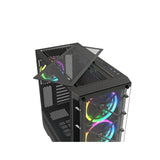 ATX Semi-toren doos Nfortec NF-CS-DRACOX-B Zwart
