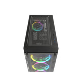 ATX Semi-toren doos Nfortec NF-CS-DRACOX-B Zwart