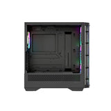 ATX Semi-toren doos Nfortec NF-CS-DRACOX-B Zwart