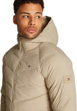 Tommy Hilfiger Mix Quilt jas met capuchon Mw0mw37641 heren Andere Jassen