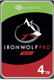 Seagate IronWolf Pro 4TB NAS interne harde schijf HDD - 3,5 inch SATA 6 Gb/s 7200RPM 128MB cache voor RAID Network Attached Storage Data Recovery Service - Frustration Free Packaging (ST4000NE001)