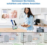 Vtech VM818 HD babymonitor – video-babyfoon met groothoekcamera – HD-video, helder geluid, 5 inch lcd-kleurenscherm en nachtzichtfunctie – met intercomfunctie, slaapliedjes en geluiden