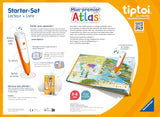 Ravensburger - tiptoi® – starterset – lezer + boek Mijn eerste Atlas – elektronisch educatief spel zonder scherm – vanaf 5 jaar – Franse versie – 00177