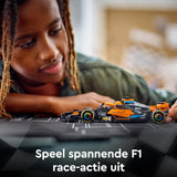 LEGO Speed Champions McLaren Formule 1 Racewagen 2023, Speelgoed Auto Bouwpakket voor Kinderen om mee te Spelen en Neer te Zetten, Rollenspel Cadeau voor Jongens en Meisje vanaf 9 76919