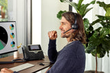 Cisco Headset 321 USB, bekabelde enkele on-ear hoofdtelefoon, Webex-controller met USB-A, Carbon Black, 2 jaar beperkte aansprakelijkheidsgarantie (HS-W-321-C-USB)