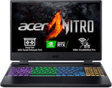 Acer Nitro 5 AN515-58 Gaming Laptop 39,6 cm (15,6 inch), Full HD, IPS, 144 Hz, Intel Core i9-12900H, 16 GB RAM, 1 TB SSD, NVIDIA GeForce RTX 4060, zonder besturingssysteem, zwart, QWERTY-toetsenbord