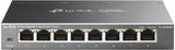 TP-Link TL-SG608E 8-poorts Gigabit Easy Smart Managed Network Switch (plug-and-play, metalen behuizing, QoS, IGMP-Snooping, VLAN, centraal beheer, energiezuinig)