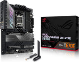 ASUS ROG CROSSHAIR X670E HERO Gaming Moederbord Socket AMD AM5 (Ryzen 7000, ATX, DDR5 geheugen, 5x M.2, USB 3.2 Gen 2x2, 2x USB 4, PCIe 5.0, WiFi 6E, Aura Sync)