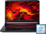 Acer Nitro 5 (AN517-51-748R) 43,9 cm (17,3 inch Full HD IPS 120 Hz mat) gaming laptop (Intel Core i7-9750H 16 GB RAM, 1 TB PCIe SSD + 2 TB HDD, NVIDIA GeForce GTX 1660Ti, Win 10 Home) zwart/rood