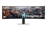 Samsung Odyssey OLED G9 PC-monitor 49 inch 240 Hz, 0,03 ms, 1800R gebogen OLED-paneel, Dual QHD: 5120 x 1440, AMD FreeSync Premium Pro, compatibel met G-Sync, Core Lightning +, verstelbare voet, USB