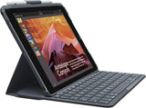 Logitech 920-009024 Qwerty Slim Folio Bluetooth Toetsenbord Voor Mobiel Apparaat, Uk International, Zwart