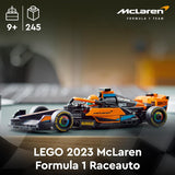 LEGO Speed Champions McLaren Formule 1 Racewagen 2023, Speelgoed Auto Bouwpakket voor Kinderen om mee te Spelen en Neer te Zetten, Rollenspel Cadeau voor Jongens en Meisje vanaf 9 76919