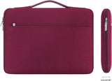 DOMISO 15,6 inch waterdichte laptoptas, sleeve, case, notebookhoes, beschermhoes voor 15,6 inch ThinkPad E15 Gen 2 4/16 inch ThinkPad T16/HP Pavilion x360/LG, wijnrood