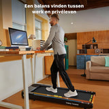 Mobvoi Home Walking Loopband Wandelpad onder bureau Compacte loopbanden voor thuiskantoor 2,25 HP Draagbare loopband Wandel-joggingmachine met LED-display 120 kg 1-6 KM/H