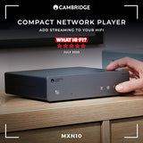 Cambridge Audio MXN 10 - Compacte, afzonderlijke WiFi-netwerkaudiospeler en -streamer met hoge resolutie, Bluetooth 5.0, internetradio en ESS SABRE DAC - Lunar Grey