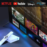 Strong Leap-S3+ Android TV-box, HD Video Streaming apparaat, Magenta TV, waipu.tv, Netflix, Disney+, Prime UVM. alle streamingdiensten via Google Play