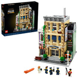 LEGO Icons Police Station 10278 Grote bouwset, verzamelmodelbouwsets voor volwassenen om te bouwen, modulaire gebouwencollectie