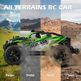 Op afstand bestuurbare auto vanaf 8 jaar, 1/18 RC auto, offroad, 4WD 36+km/u, afstandsbediening auto, 2,4 GHz, all-terrain waterdicht, monstertruck, op afstand bestuurde auto's voor kinderen vanaf 8