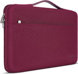 DOMISO 15,6 inch waterdichte laptoptas, sleeve, case, notebookhoes, beschermhoes voor 15,6 inch ThinkPad E15 Gen 2 4/16 inch ThinkPad T16/HP Pavilion x360/LG, wijnrood